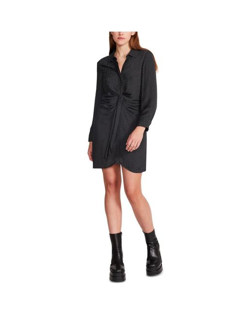 Steve Madden Black Apparel Tie Curious Casual Dress