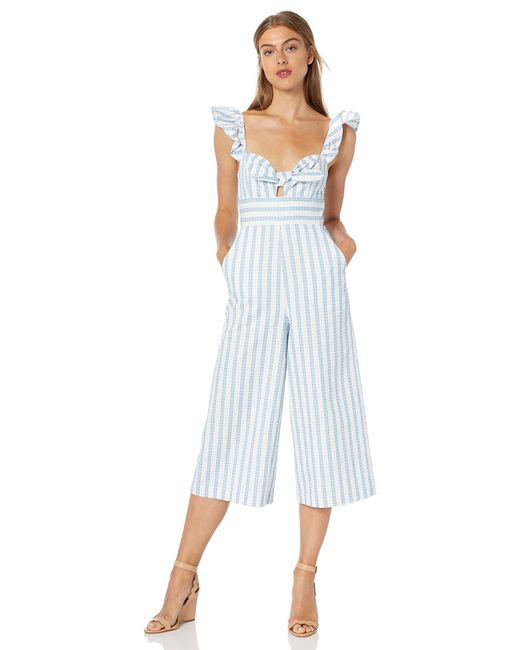 bcbgeneration white jumpsuit