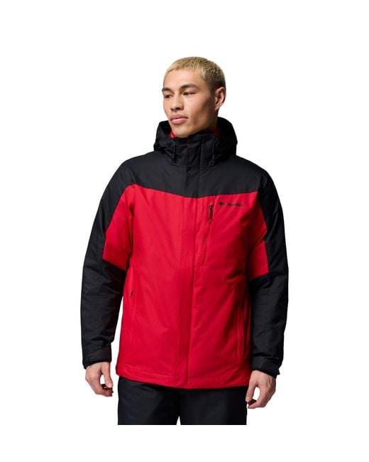 Columbia Red S Whirlibird V Interchange Jacket for men