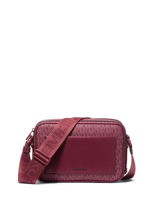 Michael Kors Purple LG EW PCKT XBODY MULBERRY