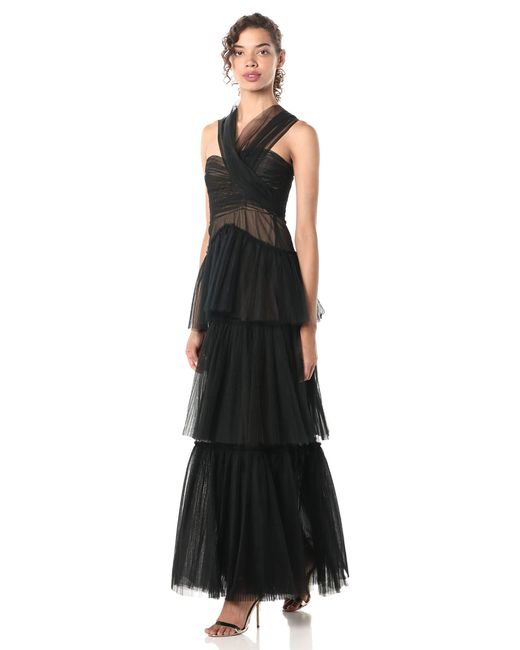 BCBGMAXAZRIA Tulle Corset Essential Gown in Black - Save 6% - Lyst