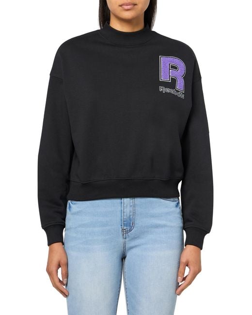 Reebok Black Ov Crew Sweatshirt