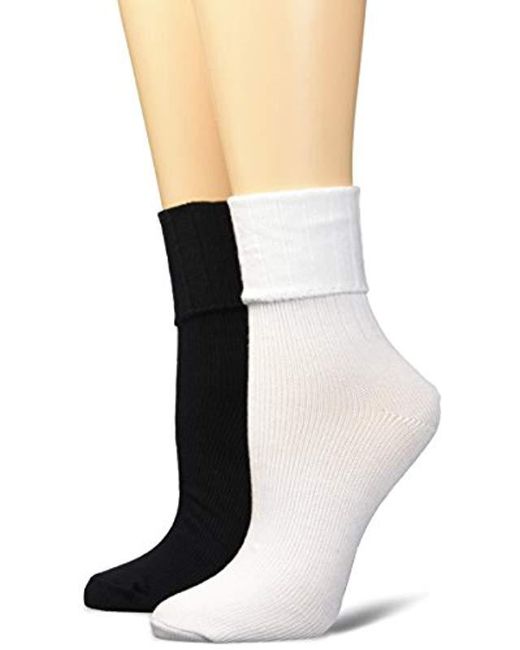 Keds 6 Pack Heavy Weight Turn Cuff Socks in White | Lyst