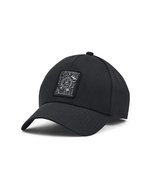 Under Armour Black Iso-chill Armourvent Trucker Hat, for men