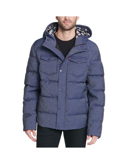 puffer trucker jacket