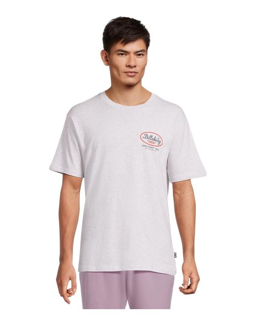 Billabong White Walled Regular Short Sleeve for men
