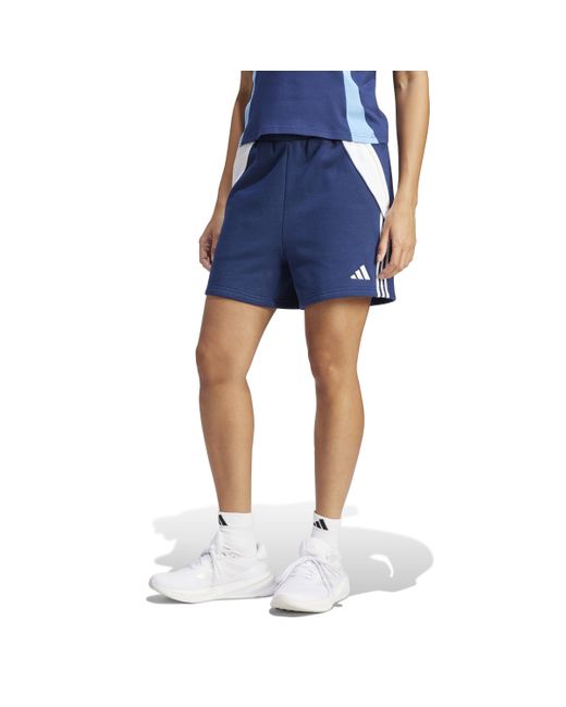 Adidas Tiro 24 Sweat Shorts in het Blue