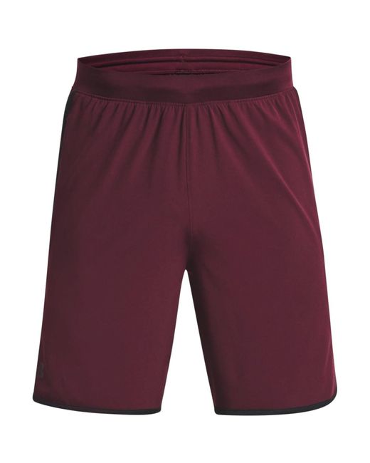 Under Armour Purple S Hiit Woven 8in Shorts, for men
