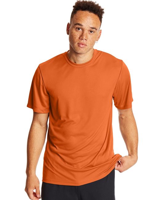 man in an orange shirt amazon prime