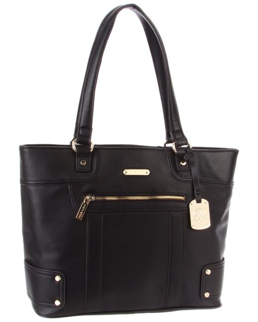 Anne Klein Classic Revival Tote,black,one Size
