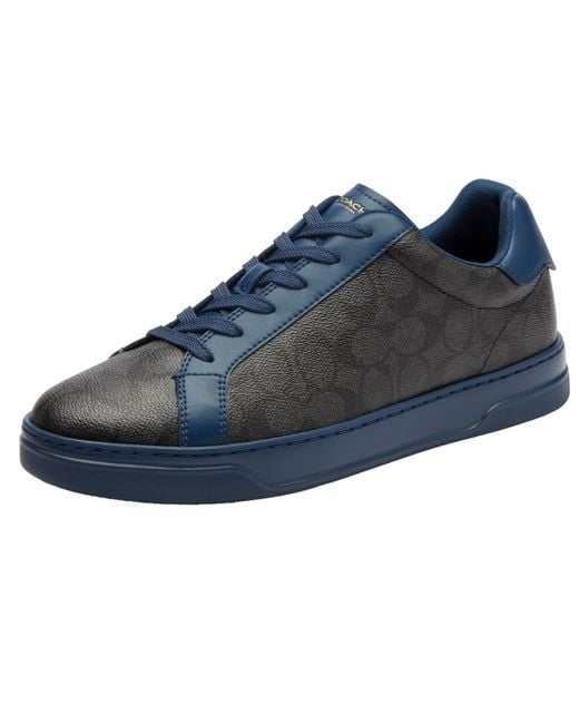COACH Men's Blue High Line Sneaker