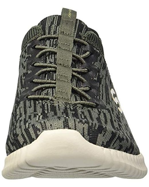 skechers flex elite mens brown