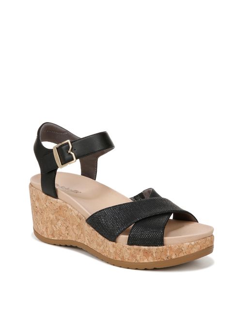 Dr. Scholls S Citrine Sun Wedge Sandal Black 11 M