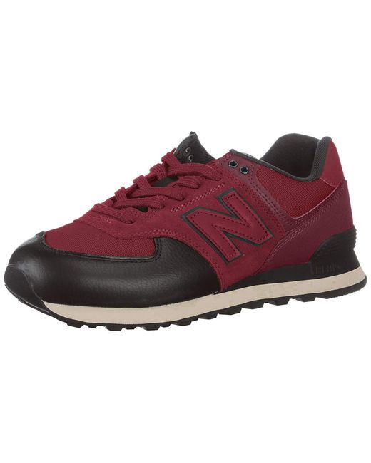 New Balance Rubber 574 V2 Evergreen Sneaker in Burgundy/Grey (Purple) for Men Save 27 Lyst