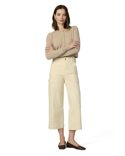 Joe's Jeans Natural Jeans The Chloe High Rise Utility Wide Leg Pant