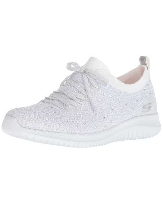 Skechers White 's Ultra Flex-strolling Out Trainers