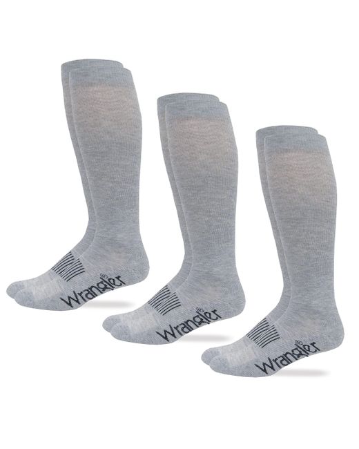 Wrangler Metallic S Ultra Dri Seamless Toe Western Boot Socks 3 Pair Pack for men