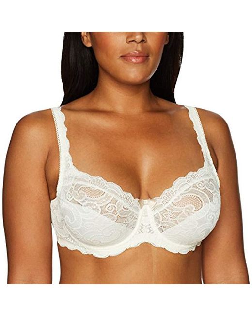 Playtex Love My Curves Beautiful Lace And Lift Underwire Full Coverage Bra  #4825