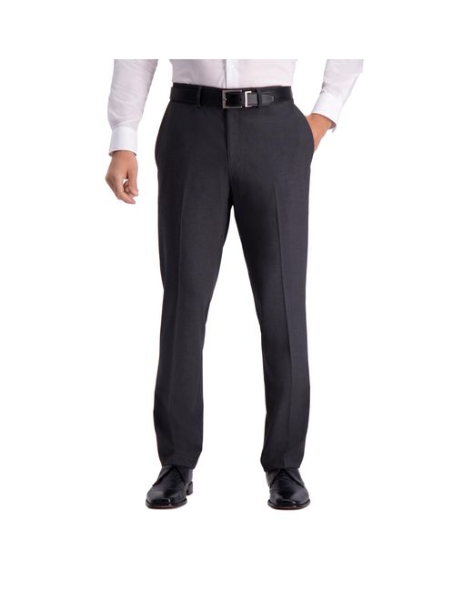 Kenneth Cole Blue Reaction Mens 4-way Stretch Solid Gab Slim Fit Dress Pants for men