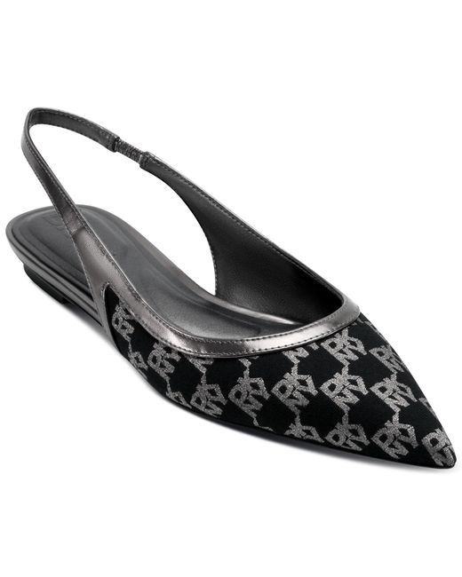 DKNY Black Women's Footwear Millbury - Slingback,nickel, 11