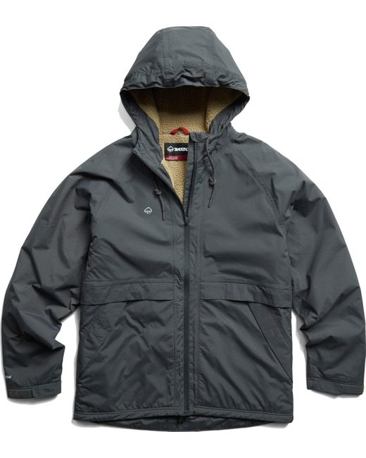 Wolverine Synthetic Mens I90 Sherpa Lined Rain Jacket Work Utility