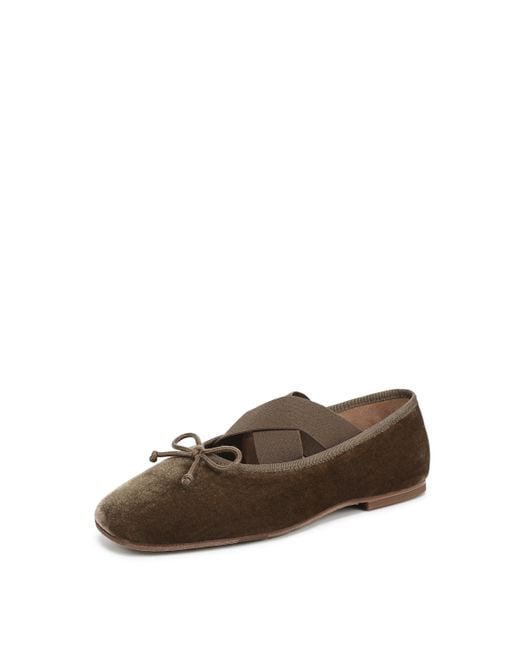 Sam Edelman Brown Arya Ballet Flat