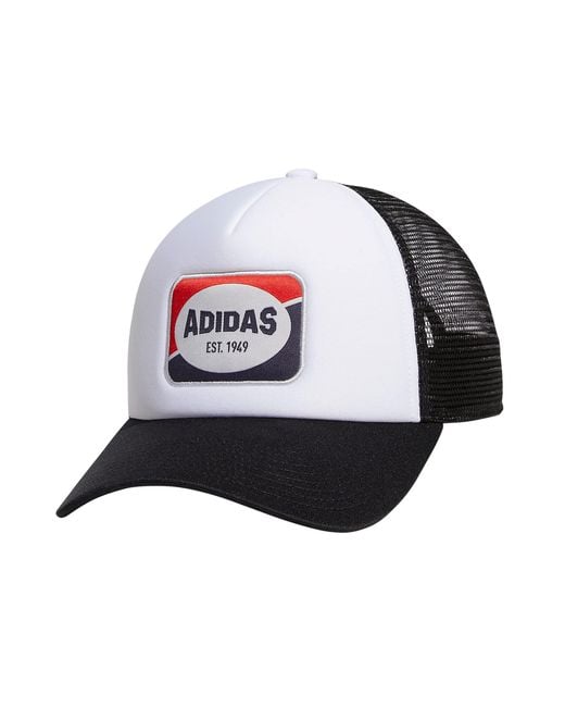 Adidas Blue Foam Front Mesh Back Snapback Adjustable Fit Trucker Hat for men