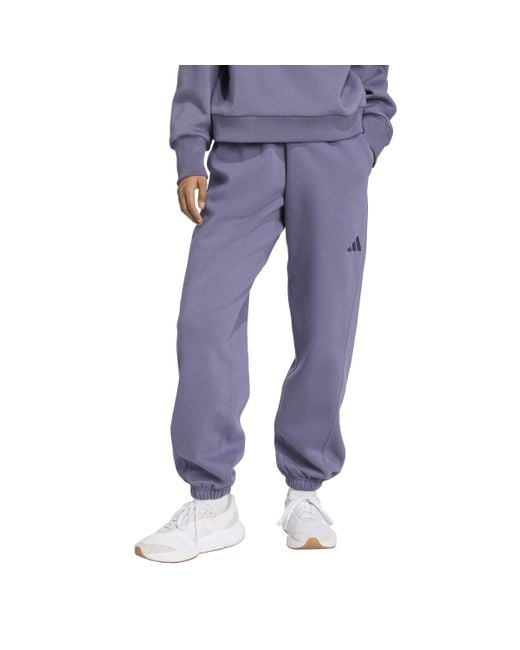 Adidas Blue All Szn Fleece Loose Pants