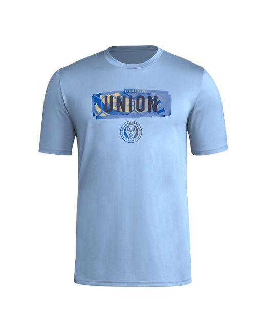 Adidas Blue Philadelphia Union Local Pop Short Sleeve Pre-game T-shirt for men