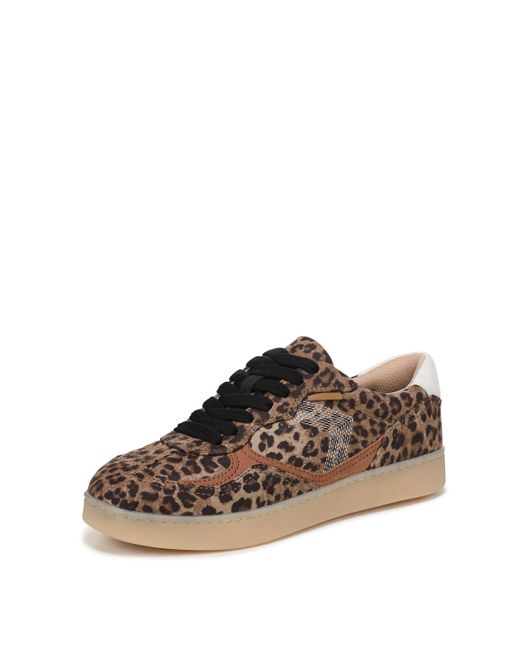 Dr. Scholls Brown Right On Sneaker Leopard Animal Print 9 M