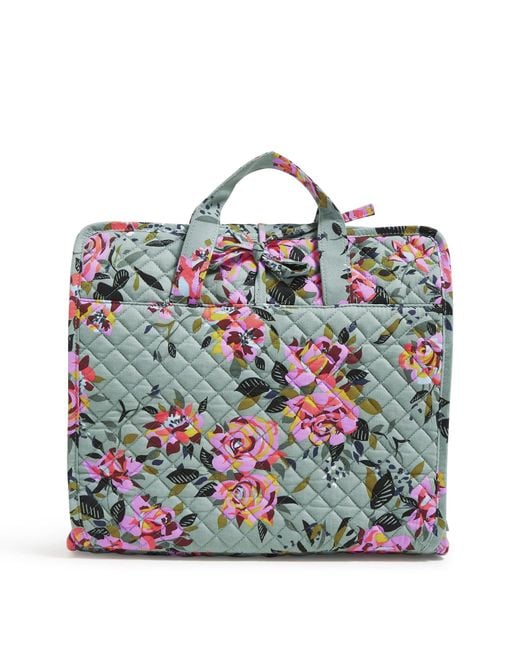 Vera Bradley Cotton Grand Hanging Travel Organizer in Blue Lyst