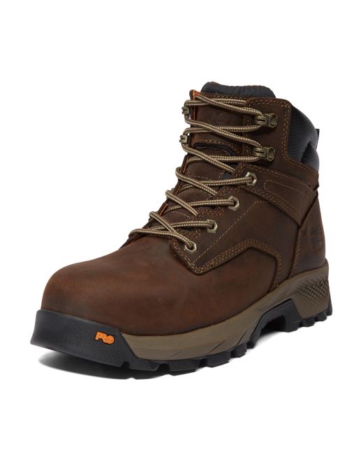Timberland Brown Titan Ev 6 Inch Composite Safety Toe Industrial Work Boot for men