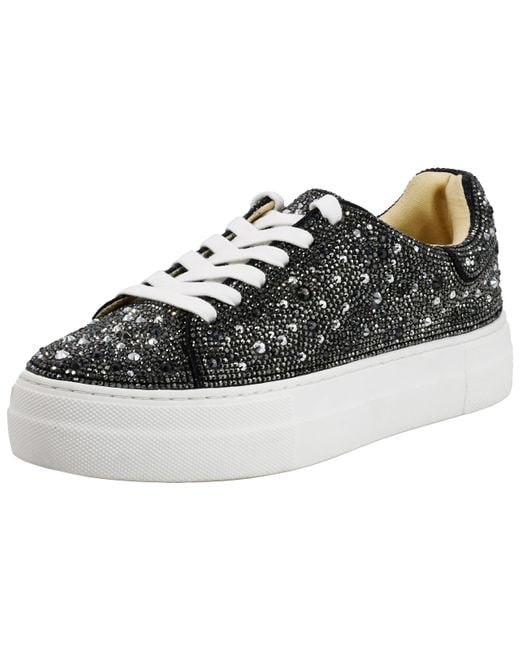 Betsey Johnson Black Sb-sidny Sneaker