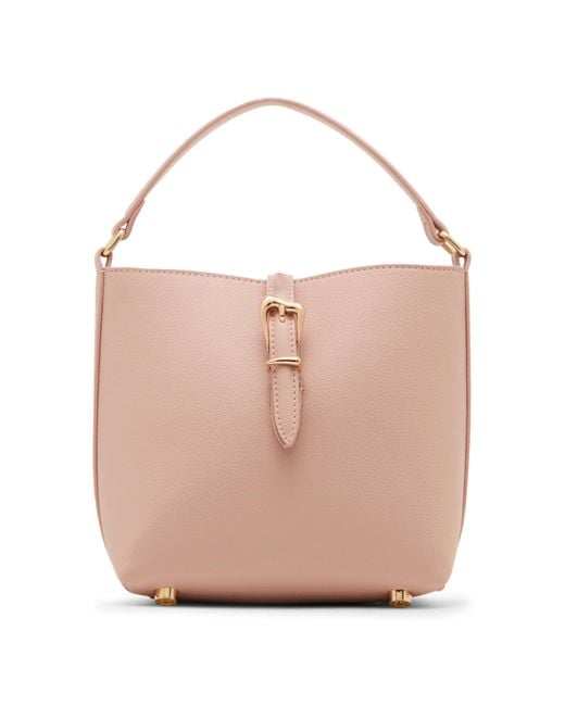 Anne Klein Pink S Small Bucket With Detachable Strap