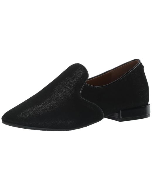 Donald J Pliner Black Donald Pliner Blera Distressed Metallic Loafer