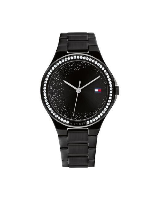 Tommy Hilfiger Sparkling 3h Wristwatch For Her - Feminine Crystal  Embellishments - Water-resistant Up To 3 Atm/30 Meters - Premium Fashion  For in Black | Lyst
