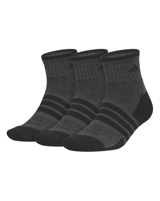 Adidas Black Cushioned X 4.0 Quarter Socks Comfortable Durable Ankle Socks for men