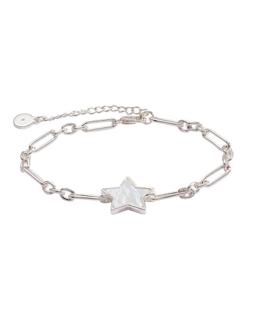 ALEX AND ANI Metallic Mother Of Pearl Star Adjustable Bracelet