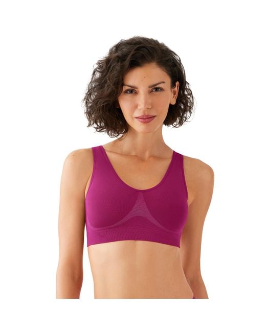 Wacoal Purple B-smooth Wide Strap Bralette