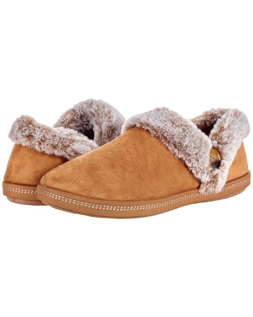 Skechers Brown Cozy Campfire-fresh Toast Slipper