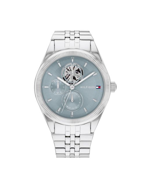 Tommy Hilfiger Gray Function Quartz Watch - Stainless Steel Wristwatch For