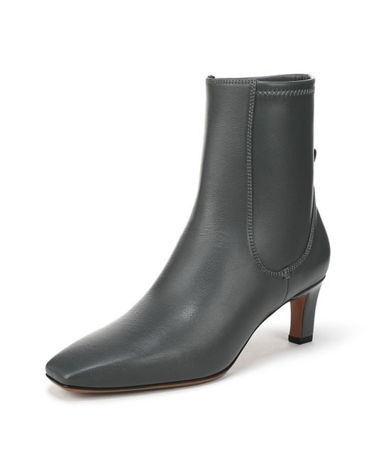 Franco Sarto Gray Tarrin Ankle Boot Slate Blue Faux Leather 9.5 M