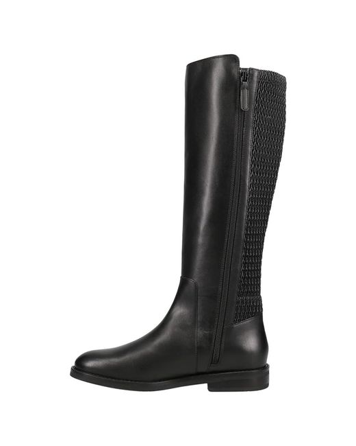 Cole Haan Black Clover Stretch Tall Boot Knee High