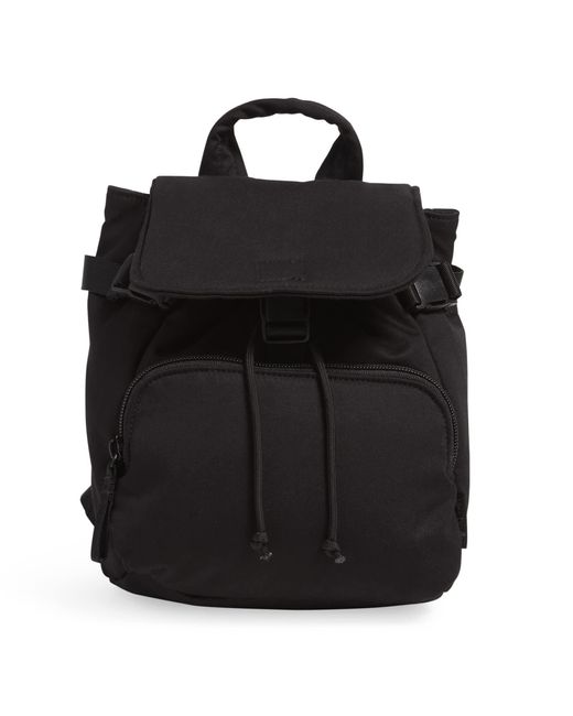 Vera Bradley Cotton Utility Mini Backpack Purse in Black | Lyst