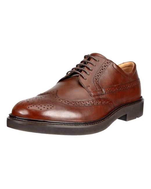 Ecco London Wingtip Oxford in Brown for Men Lyst UK