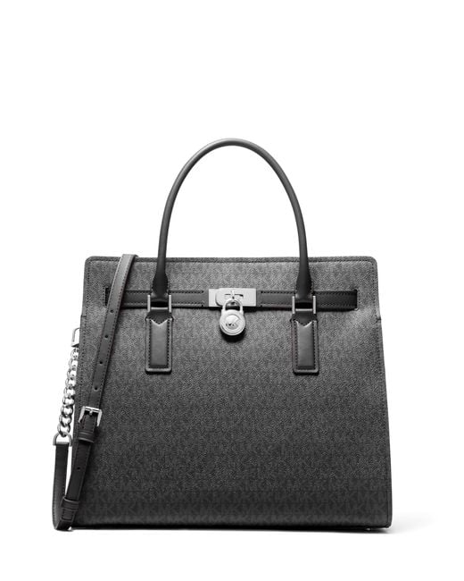 Michael Kors Black Hamilton Large Satchel