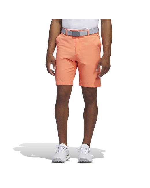 Adidas Orange Ultimate365 8.5 Golf Shorts for men