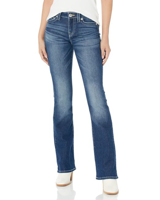 True Religion Blue Brand Jeans Becca Boot Cut Mid Rise Jean