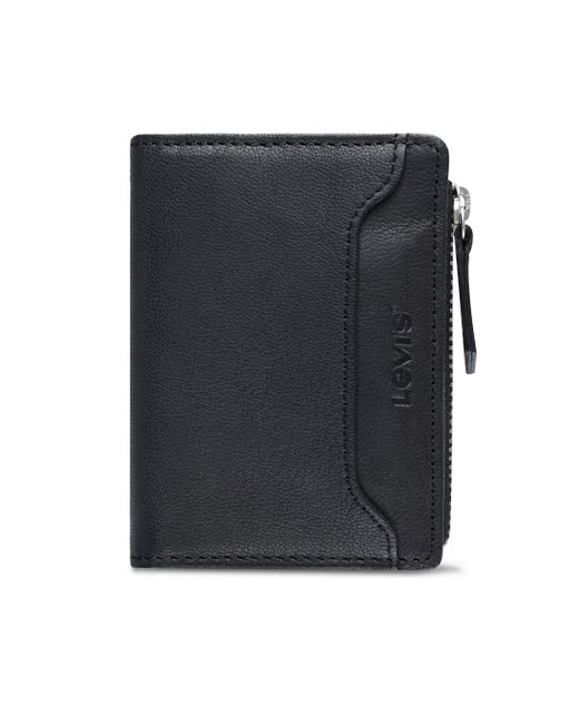 Levi's Black Magnetic Front Pocket Compact for men