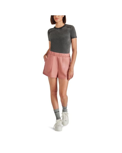 Steve Madden Red Apparel Ambra Bodysuit